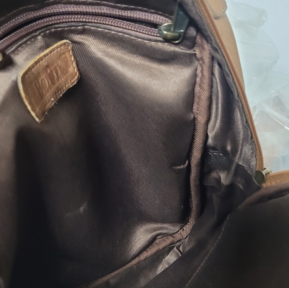 Born Brown Leather Backpack Purse